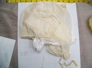 Lappet with many 18th C characteristics.