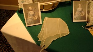 I made this from silk to mimic the fineness of the 18th C cloth. 