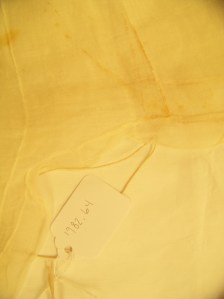 Three edges come together in perfect harmony, showing the perfection common in 18th C stitches. 