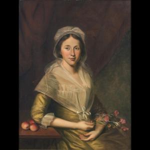 Peggy's cap is very similar to this one, but note her lappets are rounded. 